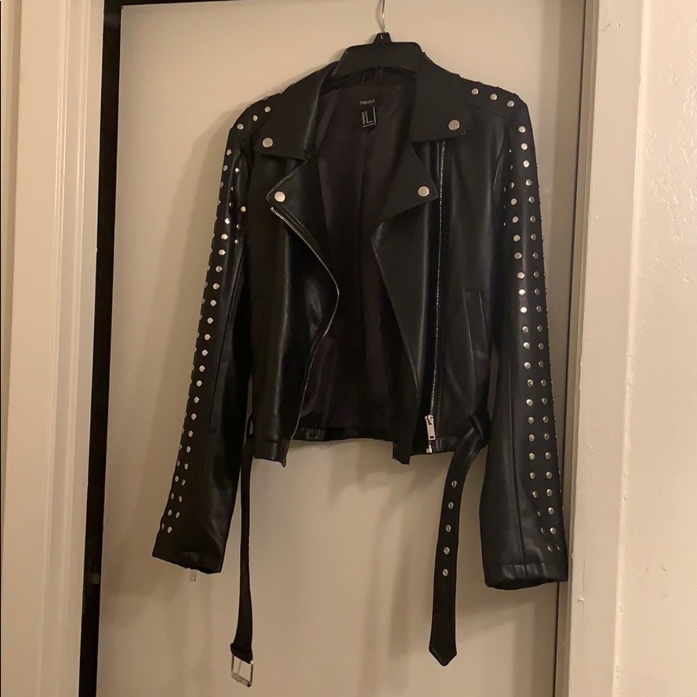 Black and silver Jacket